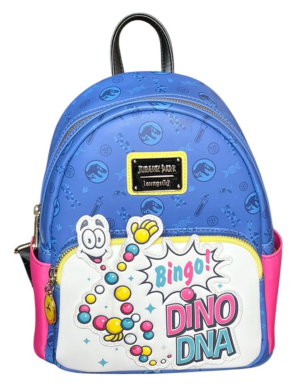 Universal Studios Exclusive Loungefly Jurassic Park Mr. DNA Mini Backpack